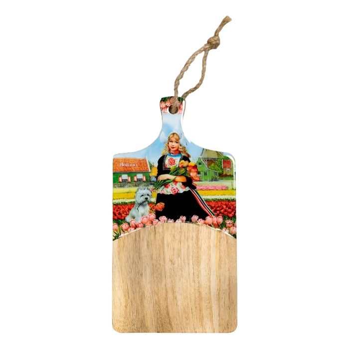 Cheese board Tulip girl color