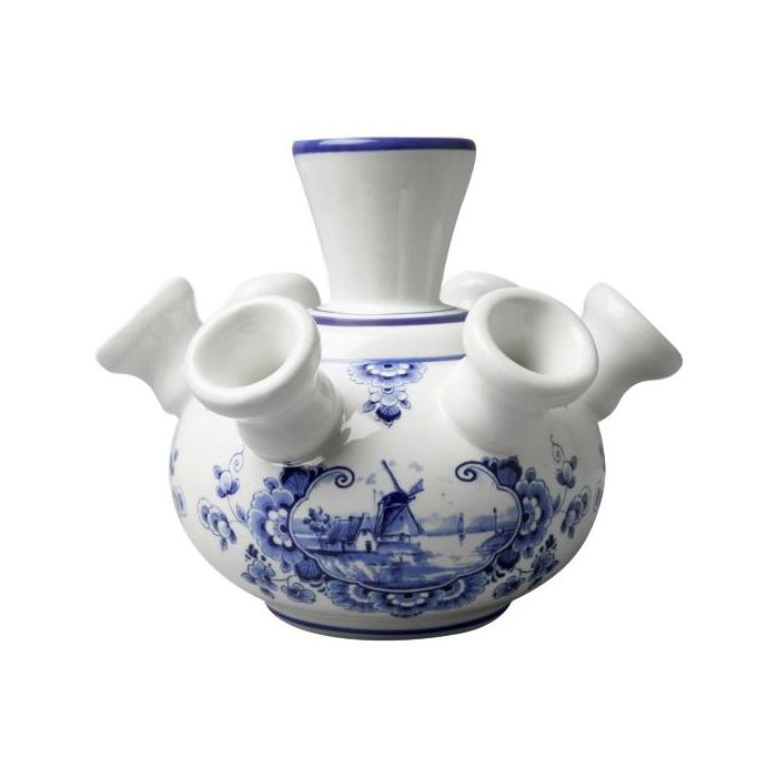 Tulip vase "Windmill Landscape - Modern", Small