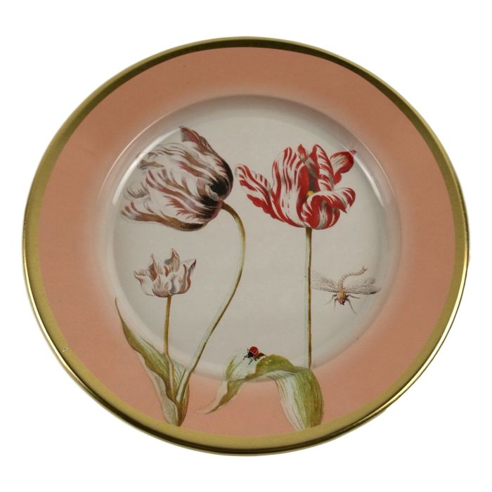 Decorative plate "Tulips Yellow" by Jacob Marrel, 16 cm