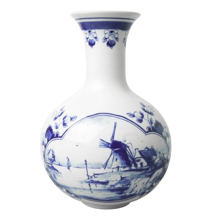 Belly vase Mill landscape - small