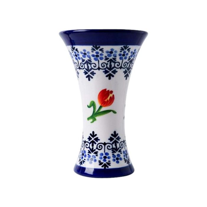 Tulip vase gift, with 9 tulips