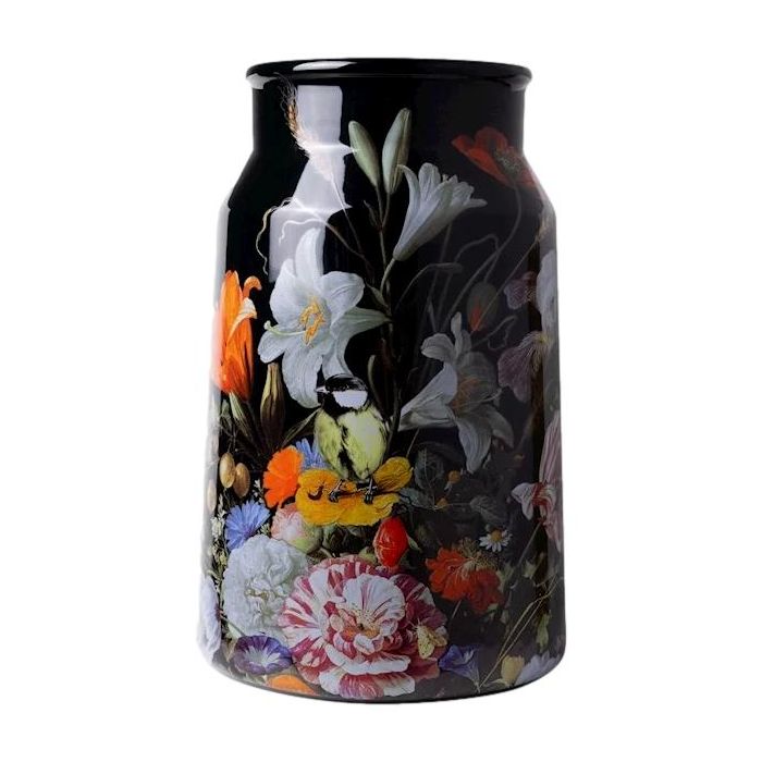 Vase Milk Can Still Life Black
