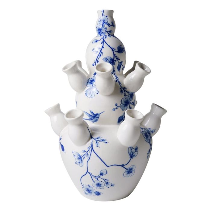 Tulip Vase - 3-Tier Knob Orchid Vase