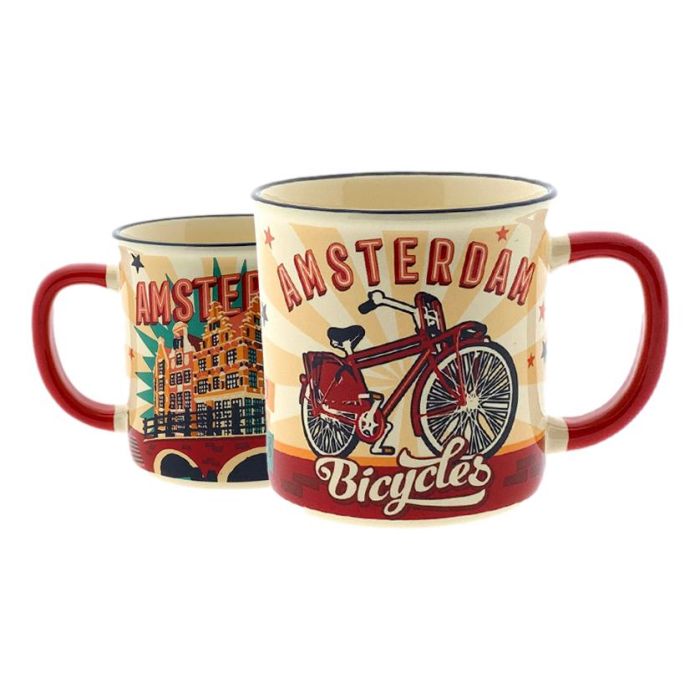 Beker vintage klein Amsterdam Beige - Klein