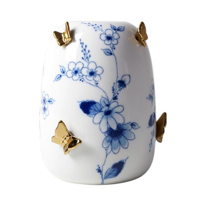 Butterfly Gold Vase - 11 cm