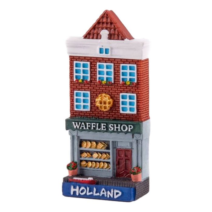 Fridge magnet "Waffle Shop Amsterdam"