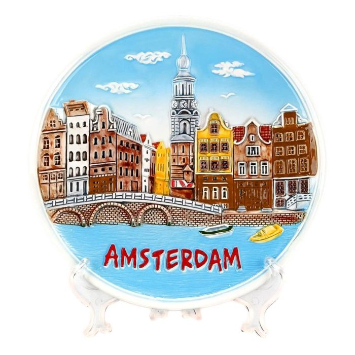 Wall Plate Amsterdam Color - Ceramic - 20 cm (large)