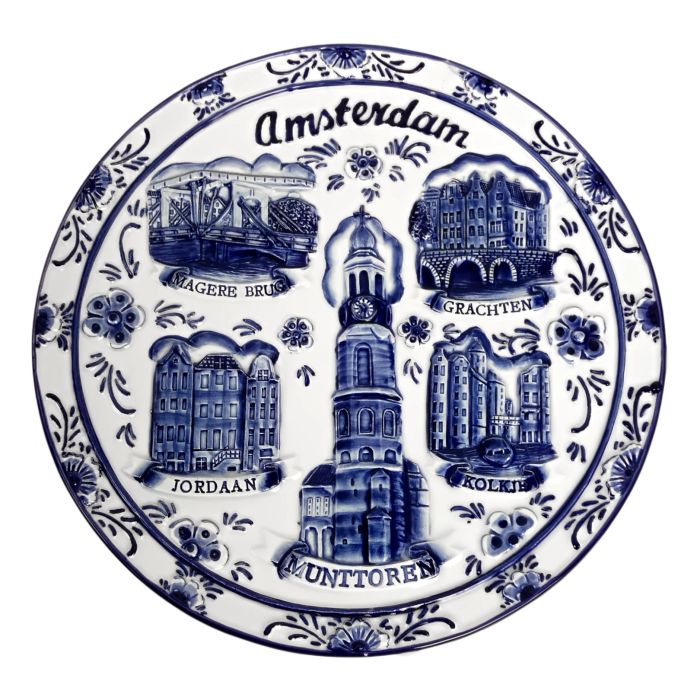 Wandtegel Amsterdam, 20cm