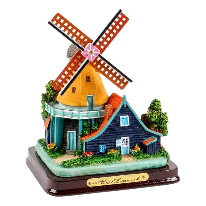Polystone Stellingmolen Reiger , 12 cm