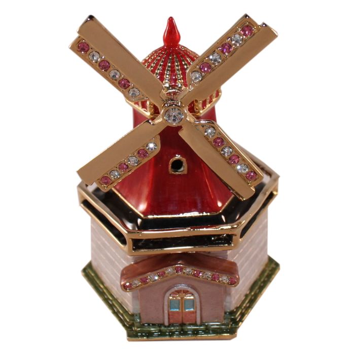 Molen sieraden doosje Swarovski style
