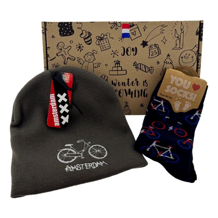 Brievenbus cadeauset "Winter Muts & Sokken"
