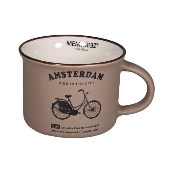 Mok Memoriez - Amsterdamse Fiets - Woenstijnklei - Klein