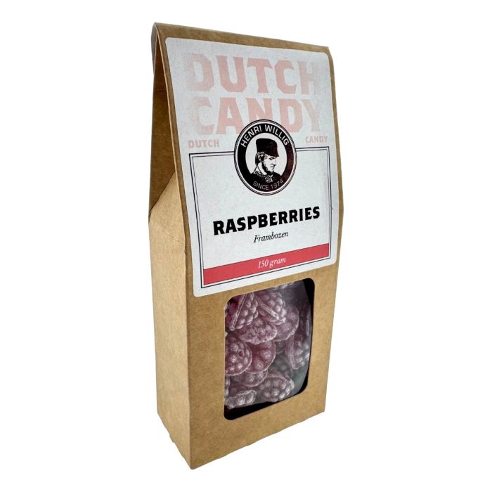 Henri Willig Frambozen Snoepjes - 150 gram