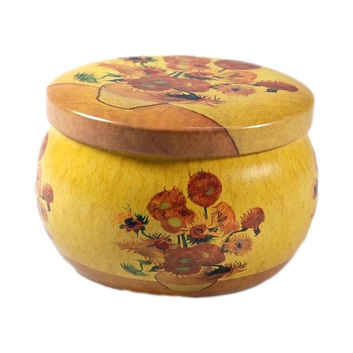Scented Candle in a Tin - Sunflowers (Van Gogh) French Vanilla