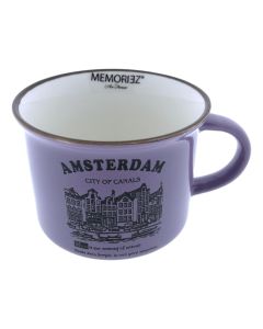 Mok Memoriez - Amsterdam Kanalen - Paars - Klein