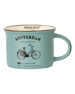 Mok Memoriez - Hollandse Fiets  - Navy Matte - Klein