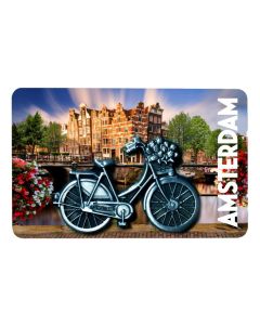 Magneet Fiets Amsterdam Glimmend