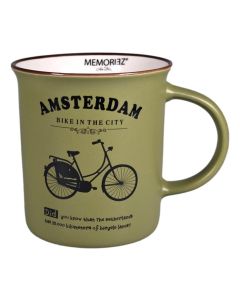 Mok Memoriez - Amsterdamse Fietsen - Bos Groen, Groot