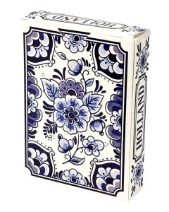 Speelkaarten "Bloemen - Delftsblauw"