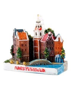 3D magneet stadstafereel Amsterdam