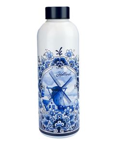 Waterfles Molen Delftsblauw 500 ml