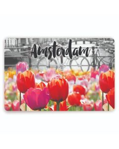 Placemat Tulpen in Amsterdam