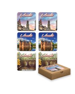 Onderzetter Doos Utrecht Highlights (6 stuks)