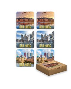 Onderzetter Doos Den Haag Fotos (6 stuks)