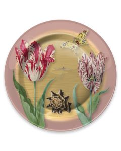 Bord "Twee tulpen, Jacob Marrel" , 26 cm