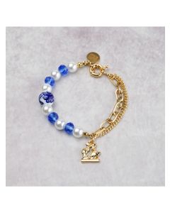 Armband bedel kussend paar