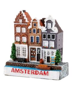 Koelkastmagneet "3 Huizen Amsterdam"