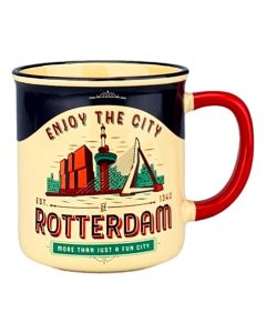 Beker Vintage Enjoy The City Rotterdam - Klein 