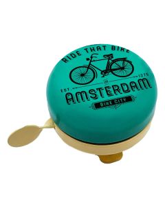 Fietsbel Amsterdam bikecity groen - klein
