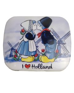 Pepermunt in blikje, Kussend Paar Holland