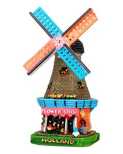 Windmolen BloemenWinkel Holland 8 cm 