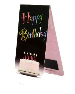 Boekenlegger  "Happy Birthday"
