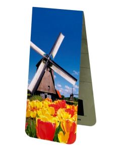 Boekenlegger  Molen in Tulpenveld