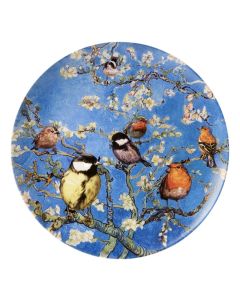 Wandbord "Vogels & Van Gogh" , 30 cm