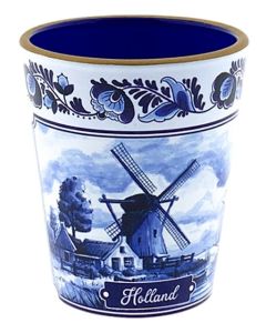 Borrelglaasje Delfts Blauw Landschap