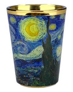 Borrelglaasje Sterrennacht, Vincent van Gogh