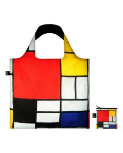 Loqi Opvouwbare Shopper "Compositie, Mondriaan"