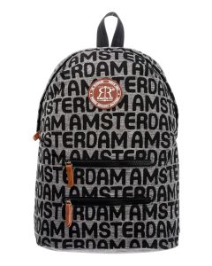 Rugzak Callum Amsterdam - Grijs/Zwart