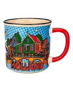 Beker 'City Vibes' Holland klein - in cadeaudoosje