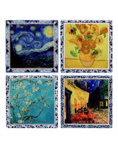 Onderzetters Van Gogh, Keramiek, Set van 4
