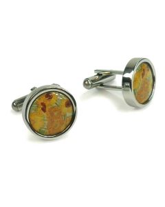 Manchetknopen Zonnebloemen in kadodoosje