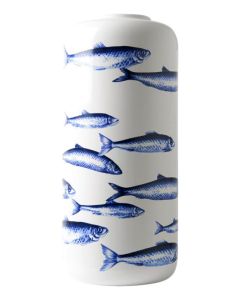 Cilinder Vaas Vissen, 31 cm