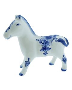 Delfst blauw paardje 