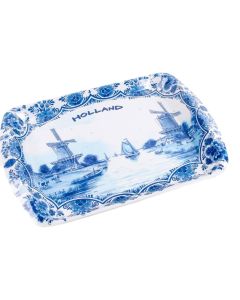 Dienblad Holland  Delfts blauw, groot