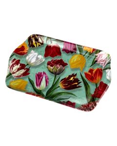 Dienblad 'pretty tulips' - groen (klein) 