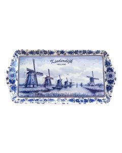 Dienblad Kinderdijk Delfts Blauw, medium